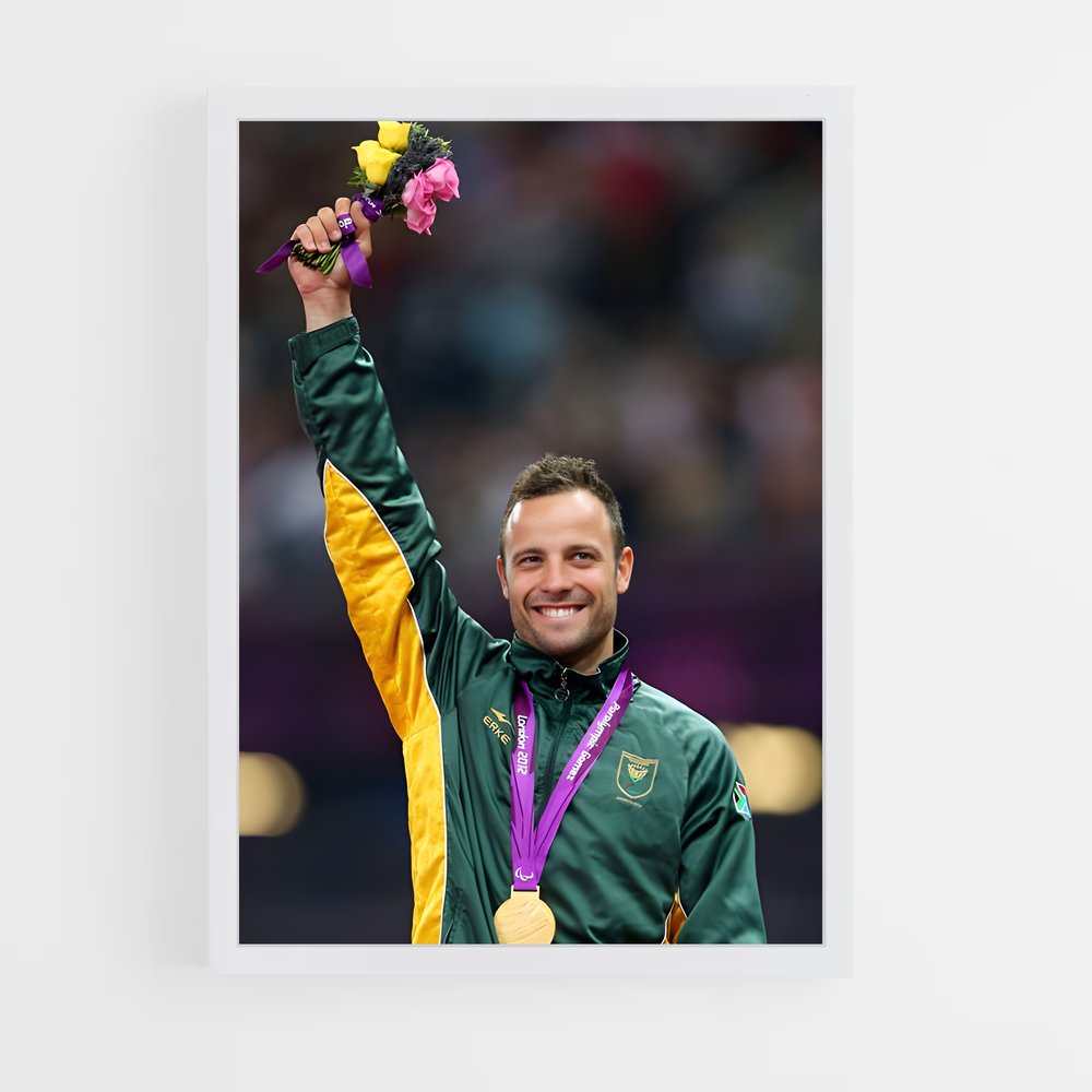 Poster La Victoire d'Oscar – affiche Jeux Olympiques (vue 3)